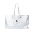 KAMB Classic White Weekender Bag — Rope Handle Travel Tote