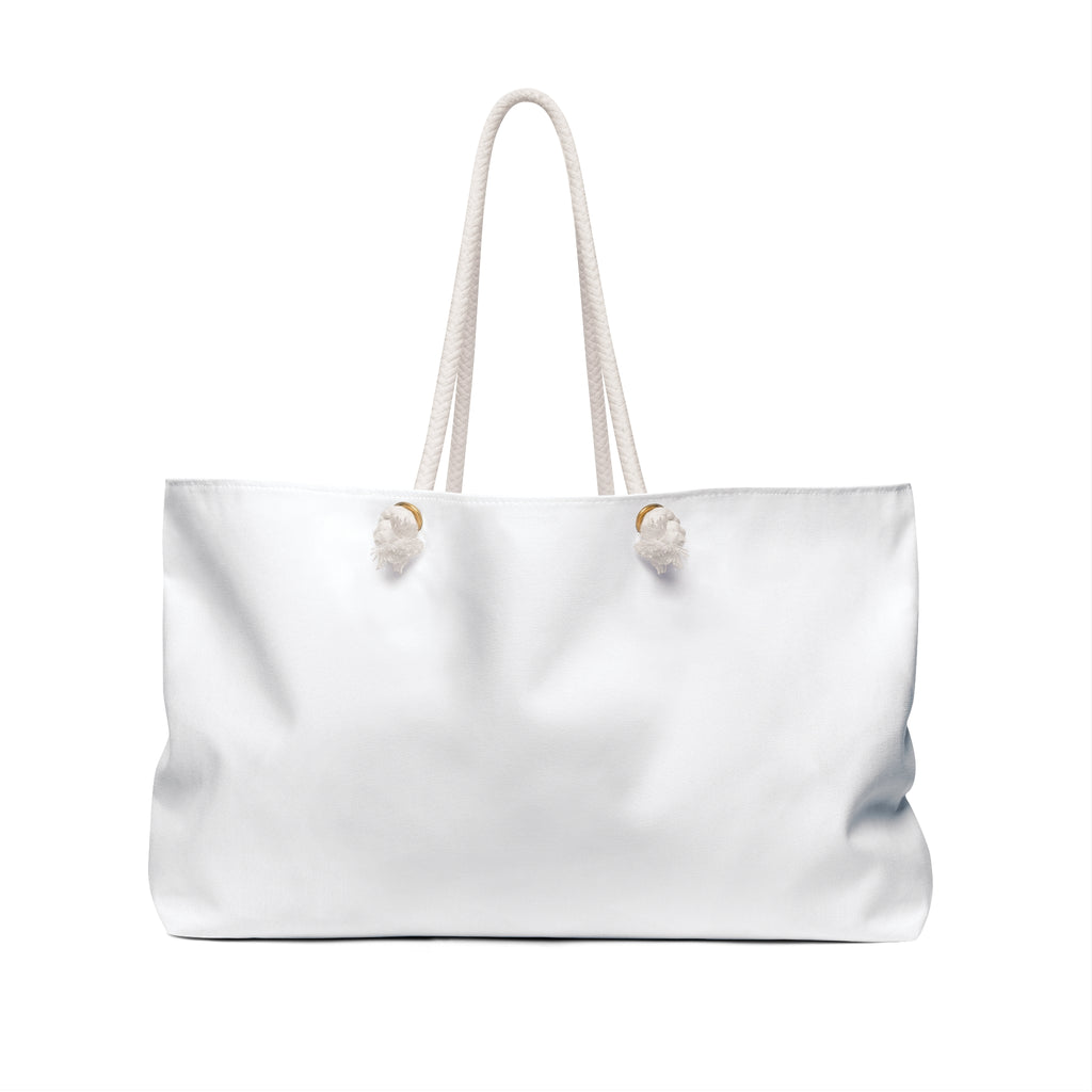 KAMB Classic White Weekender Bag — Rope Handle Travel Tote