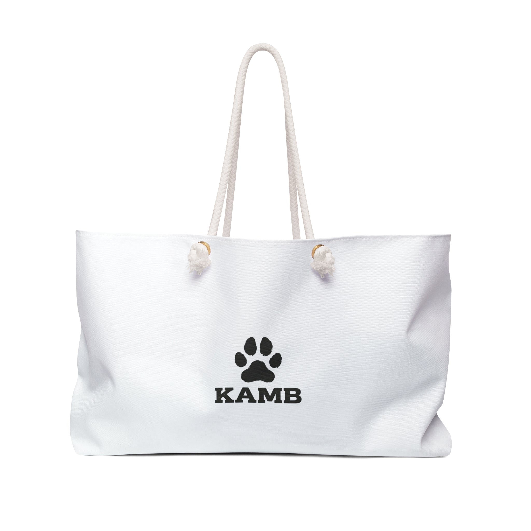 Kamb Paw Logo Weekender Bag — Large Dog Lover Travel Tote
