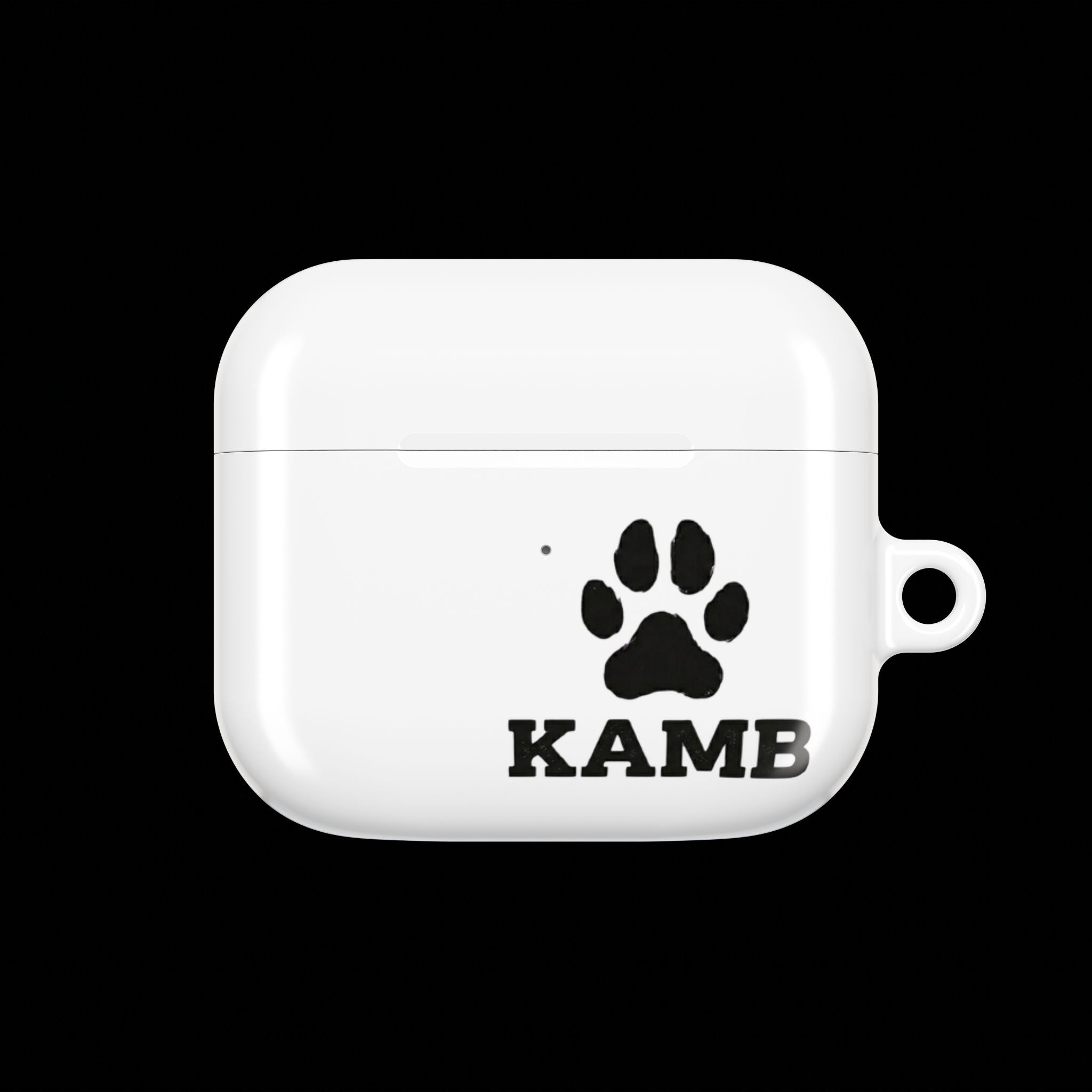 AirPod Case — Personalized Paw Print Design (Custom Name)