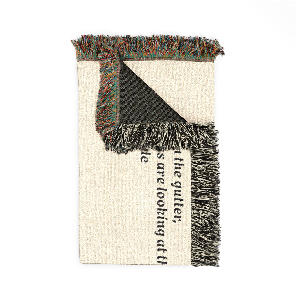 Personalized Pet Quote Woven Blanket — "There are still is this together" Throw for Dog Lovers