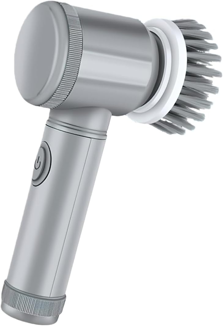 Electric Cleaning Brush Set, 6 Brush Heads, Rechargeable Power Scrubber with Quick Charging, Multi-Purpose for Kitchen, Bathroom, Tile, Shoe Cleaning