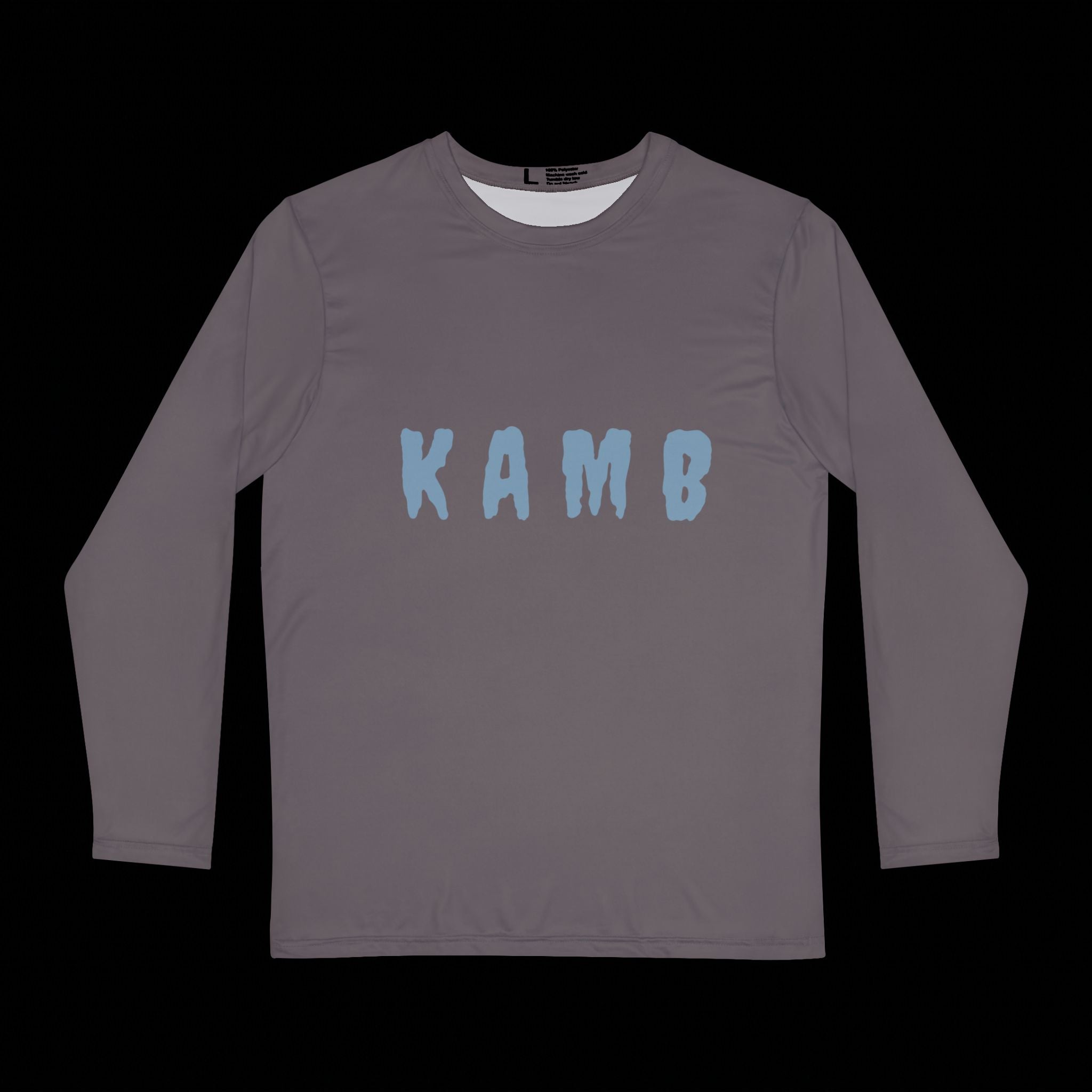 KAMB Logo Long Sleeve Shirt — Men's Casual Graphic Tee