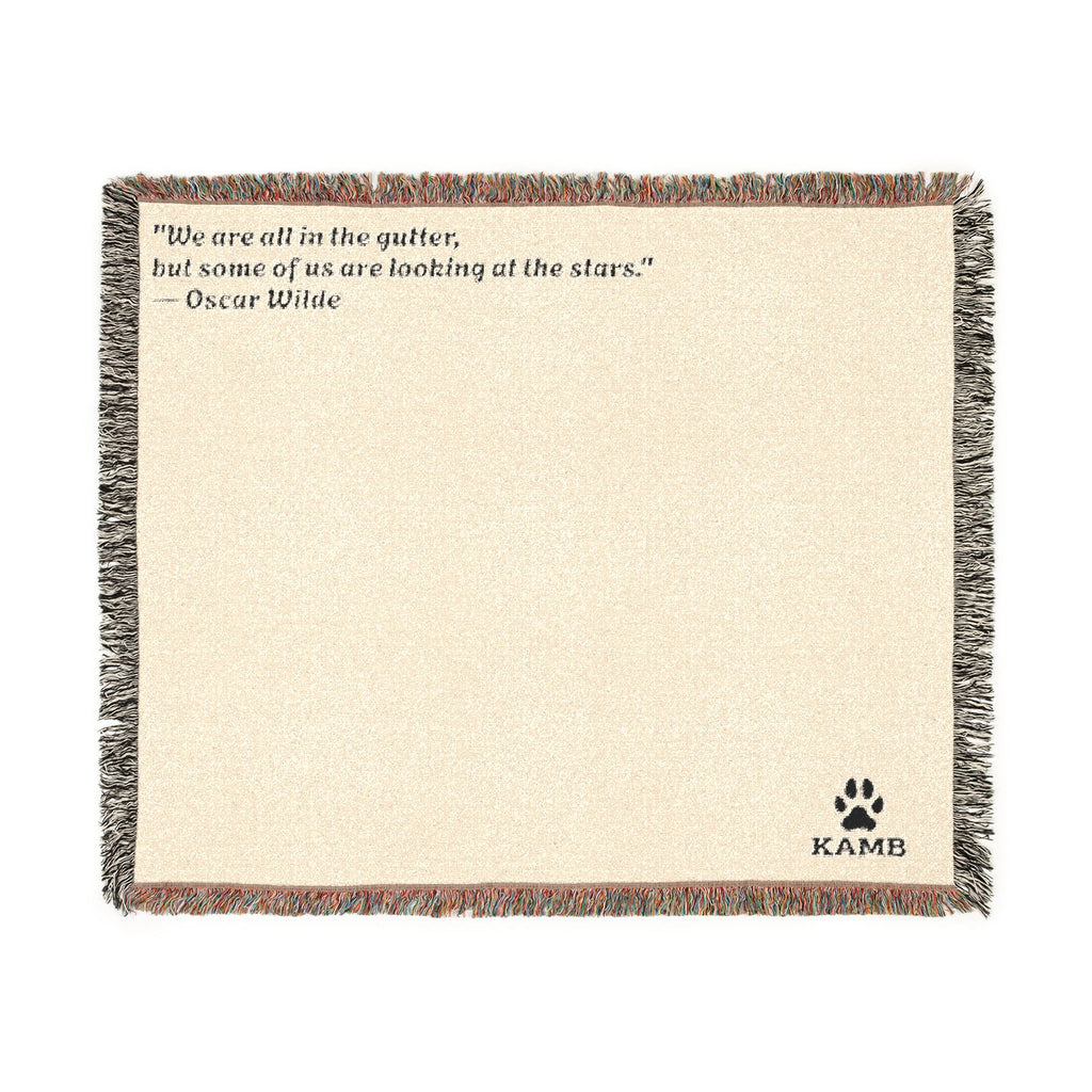 Personalized Pet Quote Woven Blanket — "There are still is this together" Throw for Dog Lovers