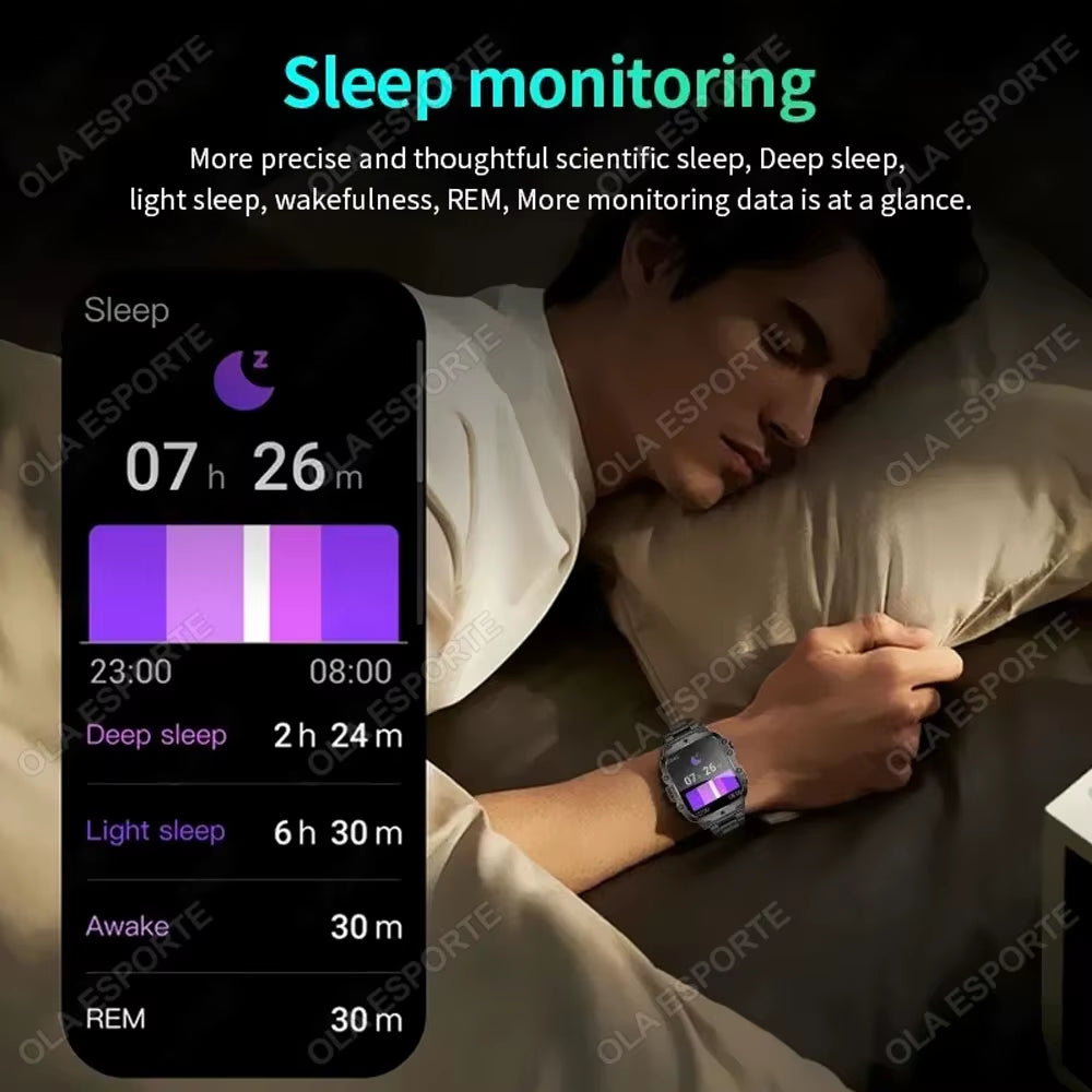Elevate Your Lifestyle with the 2025 Men's Smartwatch: Bluetooth Calling, Fitness Tracking, and IP68 Waterproofing