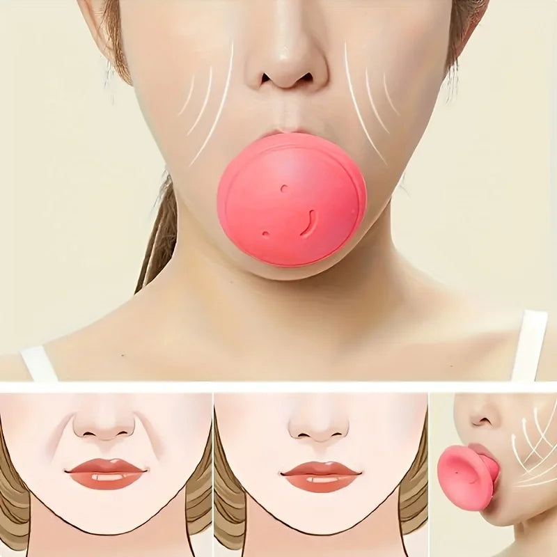1-5Pcs Silicone Face Lifting Massager V-Line Muscle Trainer Double Chin Reducer Facial Yoga Tool Alcohol-Free Smiling Exerciser